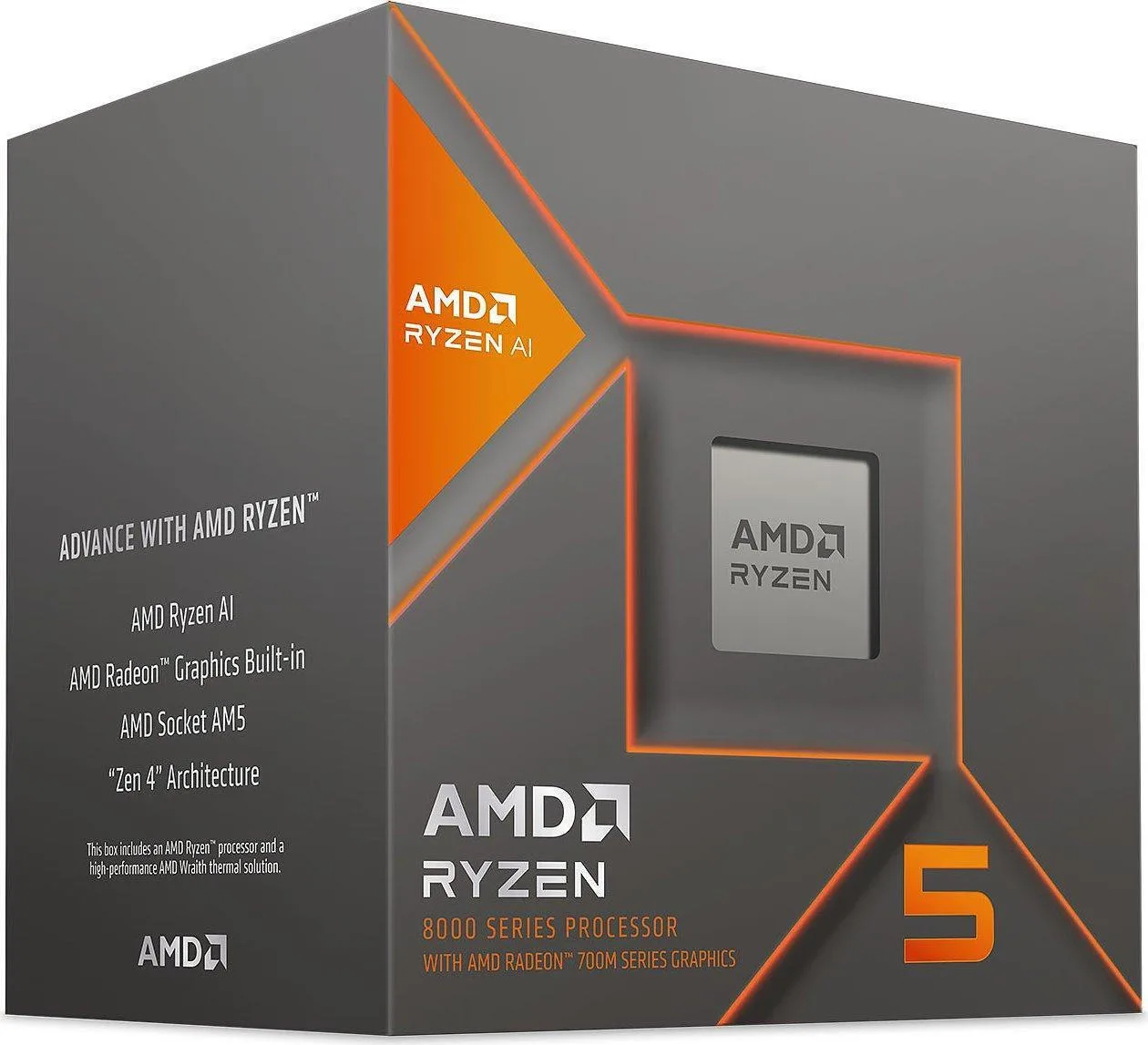 AMD Ryzen 5 8600G 4.3GHz Επεξεργαστής 6 Πυρήνων για Socket AM5 σε Κουτί με Ψύκτρα - Image 1