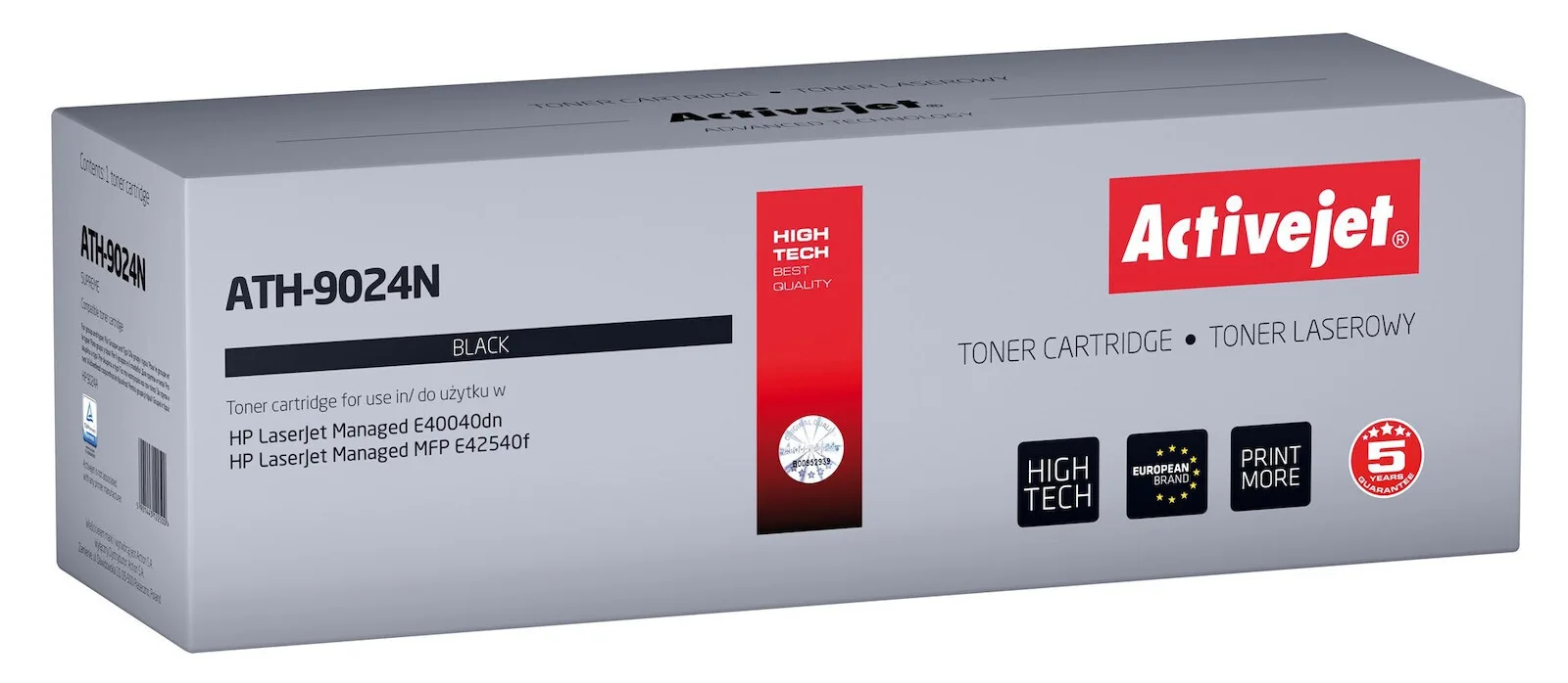 Active Jet Συμβατό Toner για Laser Εκτυπωτή HP W9024MC 11500 Σελίδων Μαύρο ATH-9024N - Image 1