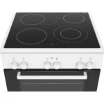 Bosch HKA090220 Κουζίνα 66lt με Κεραμικές Εστίες Π60εκ. Λευκή
