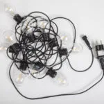 NewGarden Στεγανή Γιρλάντα Φωτισμού LED IP44 8m με 10 Λάμπες Θερμό Λευκό LUMGASXXOCNW