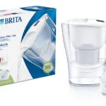 Brita Aluna Κανάτα Σερβιρίσματος Πλαστική White με 1 Ανταλλακτικό Φίλτρο 2400ml