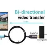 i-tec USB 2.0 Cable USB-C male - DisplayPort Μαύρο 1.5m C31CBLDP8KBIDIR