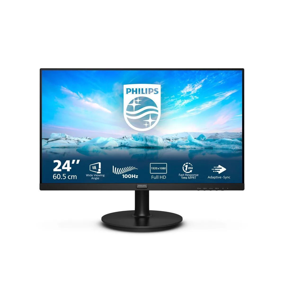 20240213134905_philips_v_line_241v8lab_va_monitor_23_8_fhd_1920by1080_me_chrono_apokrisis_4ms_gtg Philips V Line 241V8LAB VA Monitor 23.8" FHD 1920x1080 με Χρόνο Απόκρισης 4ms GTG - Image 1