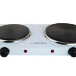 Esperanza EKH007W Επιτραπέζια Εστία Εμαγιέ Διπλή Λευκή EKH007W