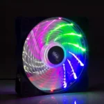 Akyga AW-12D-LED Case Fan 120mm με Λευκό Φωτισμό και Σύνδεση 3-Pin / 4-Pin Molex Λευκό