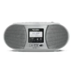 Technisat Φορητό Ηχοσύστημα Digitradio 1990 0001/3952 με Bluetooth / USB / CD / Ραδιόφωνο σε Γκρι Χρώμα