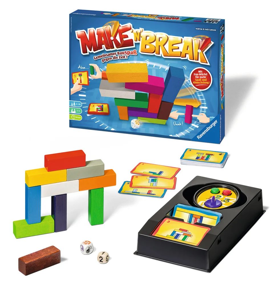 20240214152142_8a80d6a9 Επιτραπέζιο Παιχνίδι Make 'n' Break για 2-5 Παίκτες 8+ Ετών 267507 (GER) Ravensburger - Image 1