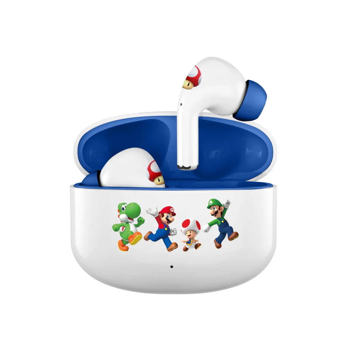 OTL Super Mario Core In-ear Bluetooth Handsfree Ακουστικά με Θήκη Φόρτισης Λευκά - Image 1