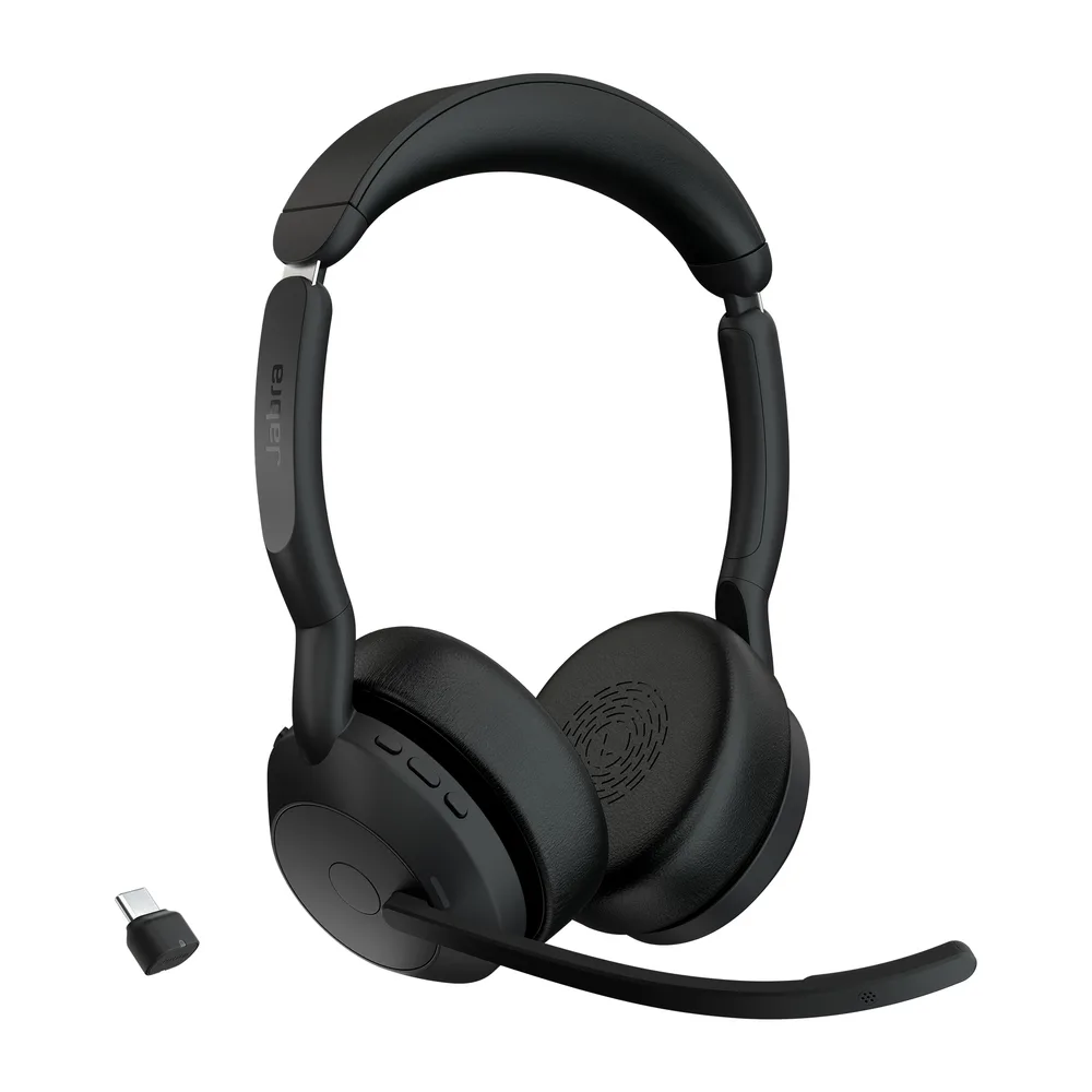 Jabra Evolve2 55 Link380c UC Stereo VOIP Headset (25599-989-899) - Image 1