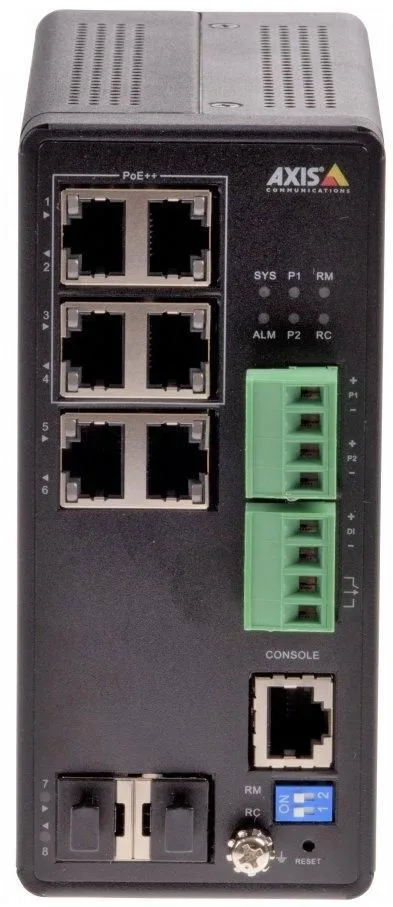 Axis 01633-001 Managed L2 PoE+ Switch με 6 Θύρες Gigabit (1Gbps) Ethernet και 6 SFP Θύρες - Image 1
