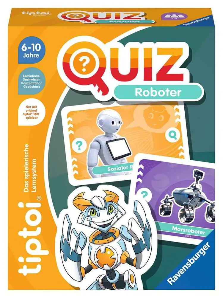Επιτραπέζιο Παιχνίδι Quiz Roboter για 1-4 Παίκτες 6+ Ετών 00164 (GER) Ravensburger - Image 1
