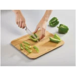 Joseph Joseph Chop2Pot Επιφάνεια Κοπής Ξύλινη Μπεζ 32.8x27cm 60112