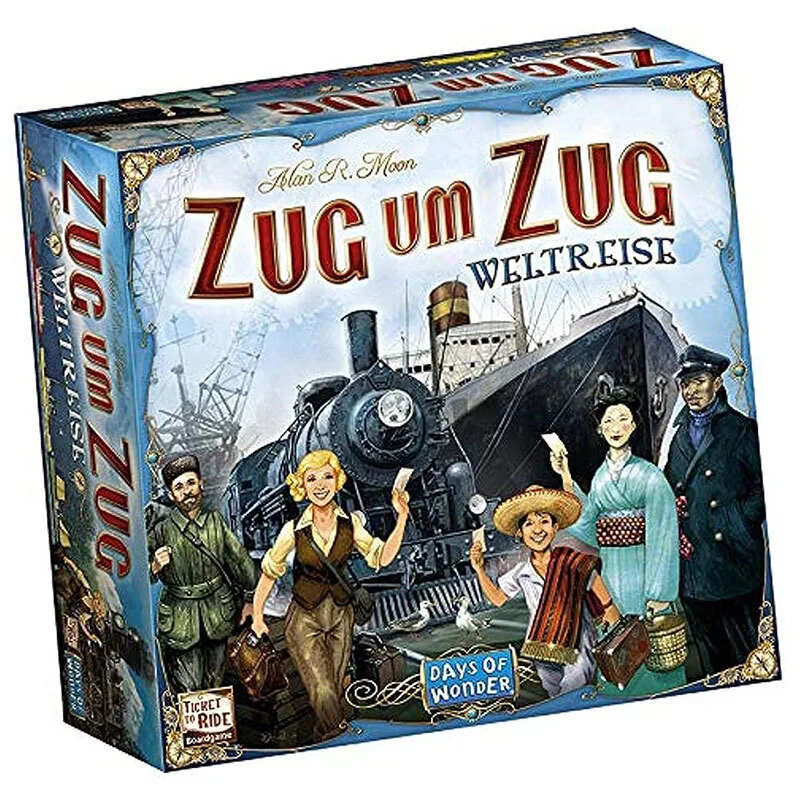 Επιτραπέζιο Παιχνίδι Zug Um Zug: Weltreise για 2-5 Παίκτες 10+ Ετών DOW0003 (GER) Asmodee - Image 1
