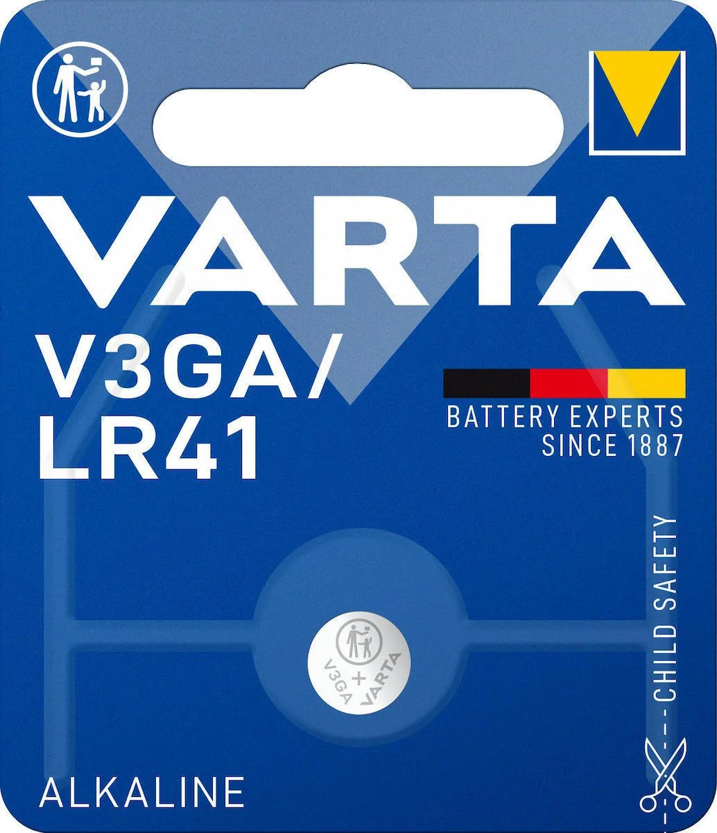 20240221153323_varta_alkaliki_mpataria_rologion_lr41 Varta Αλκαλική Μπαταρία Ρολογιών LR41 1τμχ - Image 1