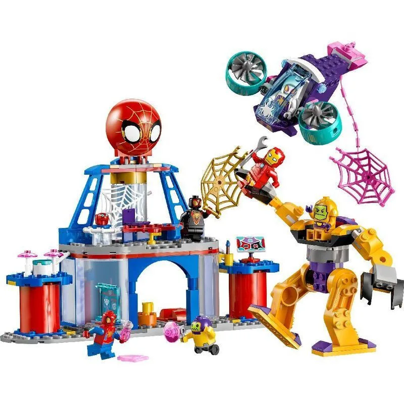 20240223091339_cd1fb60d LEGO Spider-Man Super Heroes Spidey Web Spinner Headquartets για 4+ Ετών 193τμχ 10794 - Image 1