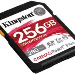 Kingston Canvas React Plus V60 SDXC 256GB Class 10 U3 V60 UHS-II