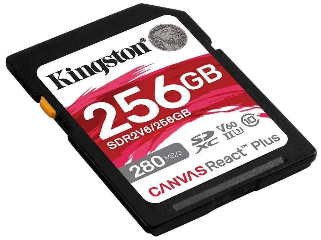 20240226115942_kingston_canvas_react_plus_v60_sdxc_256gb_class_10_u3_v60_uhs_ii Kingston Canvas React Plus V60 SDXC 256GB Class 10 U3 V60 UHS-II - Image 1