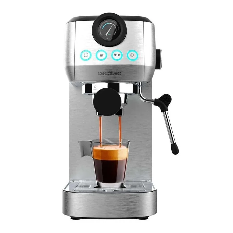 Cecotec Power Espresso 20 Steel Pro Μηχανή Espresso 1350W Πίεσης 20bar Steel - Image 1