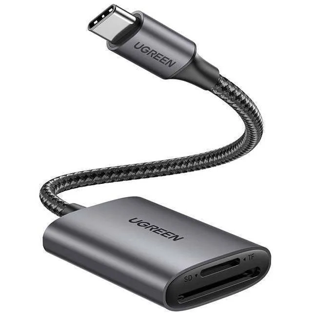 20240227152849_21b4095a Ugreen CM401 Card Reader Type-C για SD/microSD Γκρι - Image 1