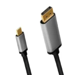 LogiLink USB 3.2 Cable USB-C male - DisplayPort Χρυσό 18m CUA0100