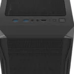 Natec Fury Shobo SH4F Gaming Midi Tower Κουτί Υπολογιστή με Πλαϊνό Παράθυρο Μαύρο