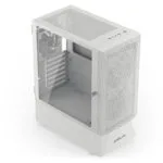 Krux Vako Gaming Midi Tower Κουτί Υπολογιστή με Πλαϊνό Παράθυρο και RGB Φωτισμό Λευκό