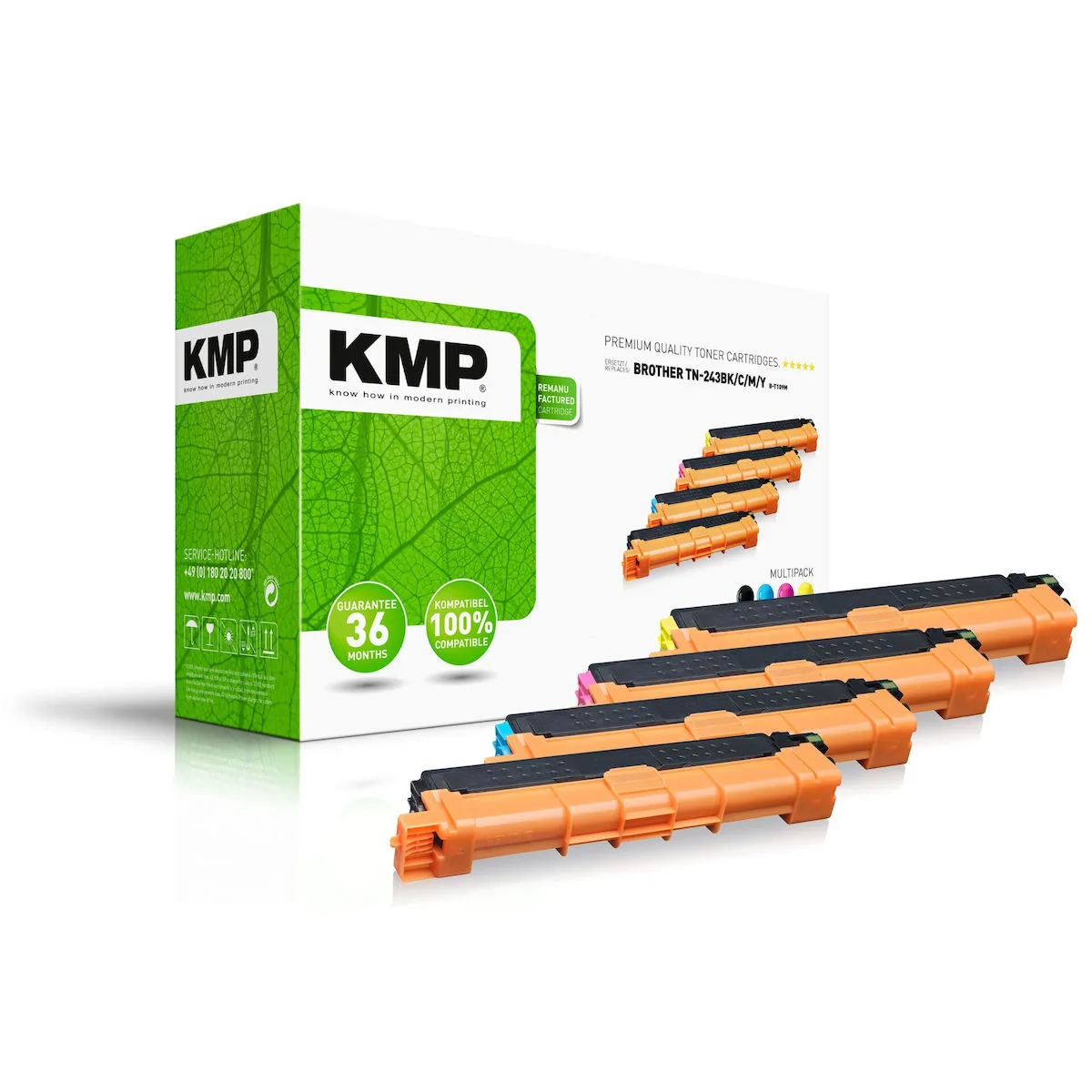 20240301163844_kmp_symvato_toner_gia_laser_ektypoti_brother_tn_243_polychromo KMP Συμβατό Toner για Laser Εκτυπωτή Brother TN-243 1000 Σελίδων Πολύχρωμο - Image 1