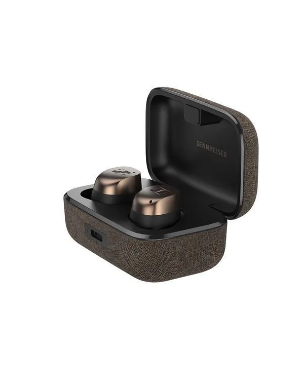 Sennheiser Momentum True Wireless 4 In-ear Bluetooth Handsfree Ακουστικά με Αντοχή στον Ιδρώτα και Θήκη Φόρτισης Black Copper - Image 1