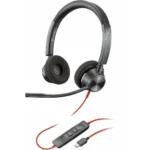Poly Blackwire 3320 On Ear Multimedia Ακουστικά με μικρόφωνο και σύνδεση USB-C