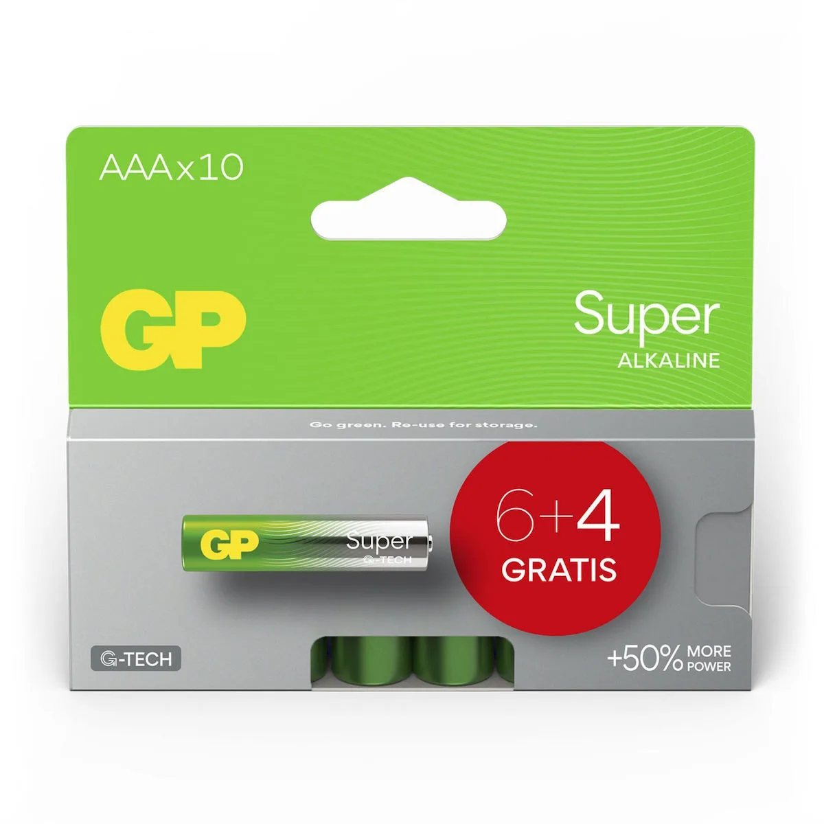 20240304152530_gp_batteries_super_alkalikes_mpataries_aaa_1_5v_10tmch_gpsup24a997c10 GP Batteries Super Αλκαλικές Μπαταρίες AAA 1.5V 10τμχ GPSUP24A997C10 - Image 1