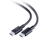 3MK Hyper USB 2.0 Cable USB-C male - USB-C 100W Μαύρο 1.2m