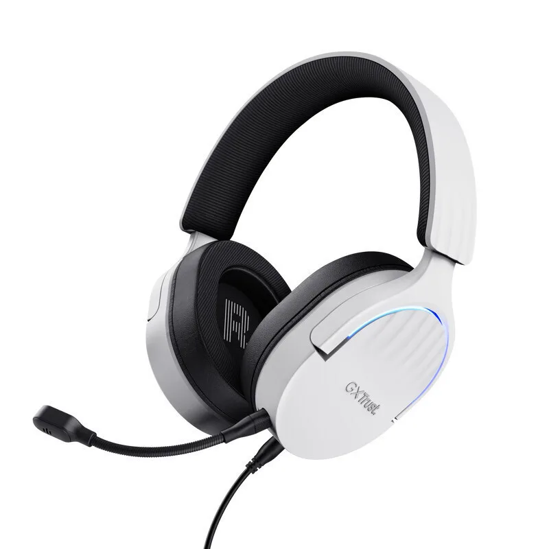 Trust GXT490 Fayzo Over Ear Gaming Headset με σύνδεση USB Λευκό - Image 1