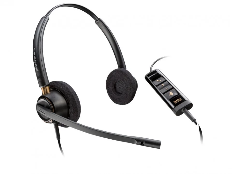 Poly EncorePro 525 On Ear Multimedia Ακουστικά με μικρόφωνο και σύνδεση USB-A / USB-C - Image 1