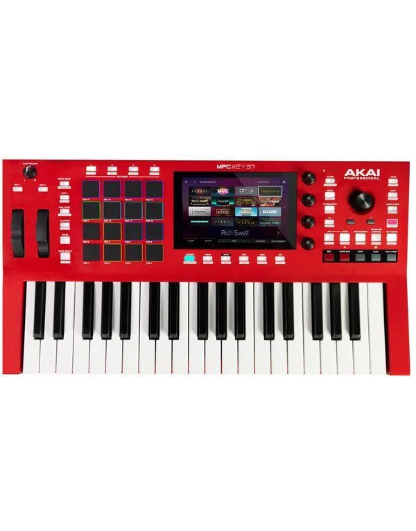 20240305144950_6ccbc5d9 Akai Αρμόνιο MPC Key 37 με 37 Πλήκτρα Τυπικής Αφής Κόκκινο - Image 1