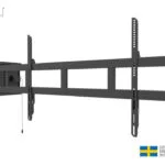 Multibrackets M Universal Swing Arm 180 Degrees x Large MB-2654 Βάση Τηλεόρασης Τοίχου με Βραχίονα έως 84" και 125kg Μαύρο