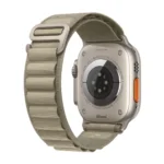 Apple Watch Ultra 2 Titanium 49mm Αδιάβροχο με eSIM και Παλμογράφο (Olive Alpine Loop - Small)