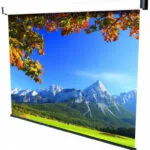 Sopar Οθόνη Προβολής Projector Τοίχου με Λόγο Εικόνας 1:1 210x200cm