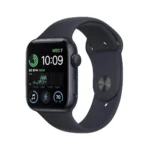 Apple Watch SE 2023 Aluminium 44mm Αδιάβροχο με Παλμογράφο (Midnight με Midnight Sport Band - M/L)