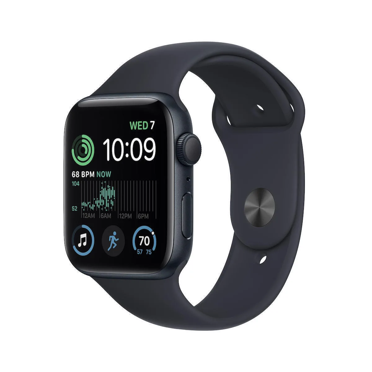 20240313163127_apple_watch_se_2023_aluminium_44mm_adiavrocho_me_palmografo_midnight_me_midnight_sport_band_m_l Apple Watch SE 2023 Aluminium 44mm Αδιάβροχο με Παλμογράφο (Midnight με Midnight Sport Band - M/L) - Image 1