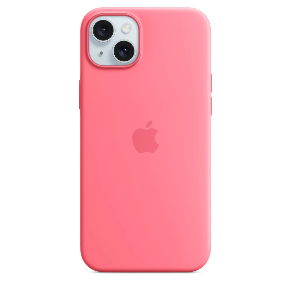 Apple Silicone Case with MagSafe Back Cover Σιλικόνης Ροζ (iPhone 15 Plus) MWNE3ZM/A - Image 1