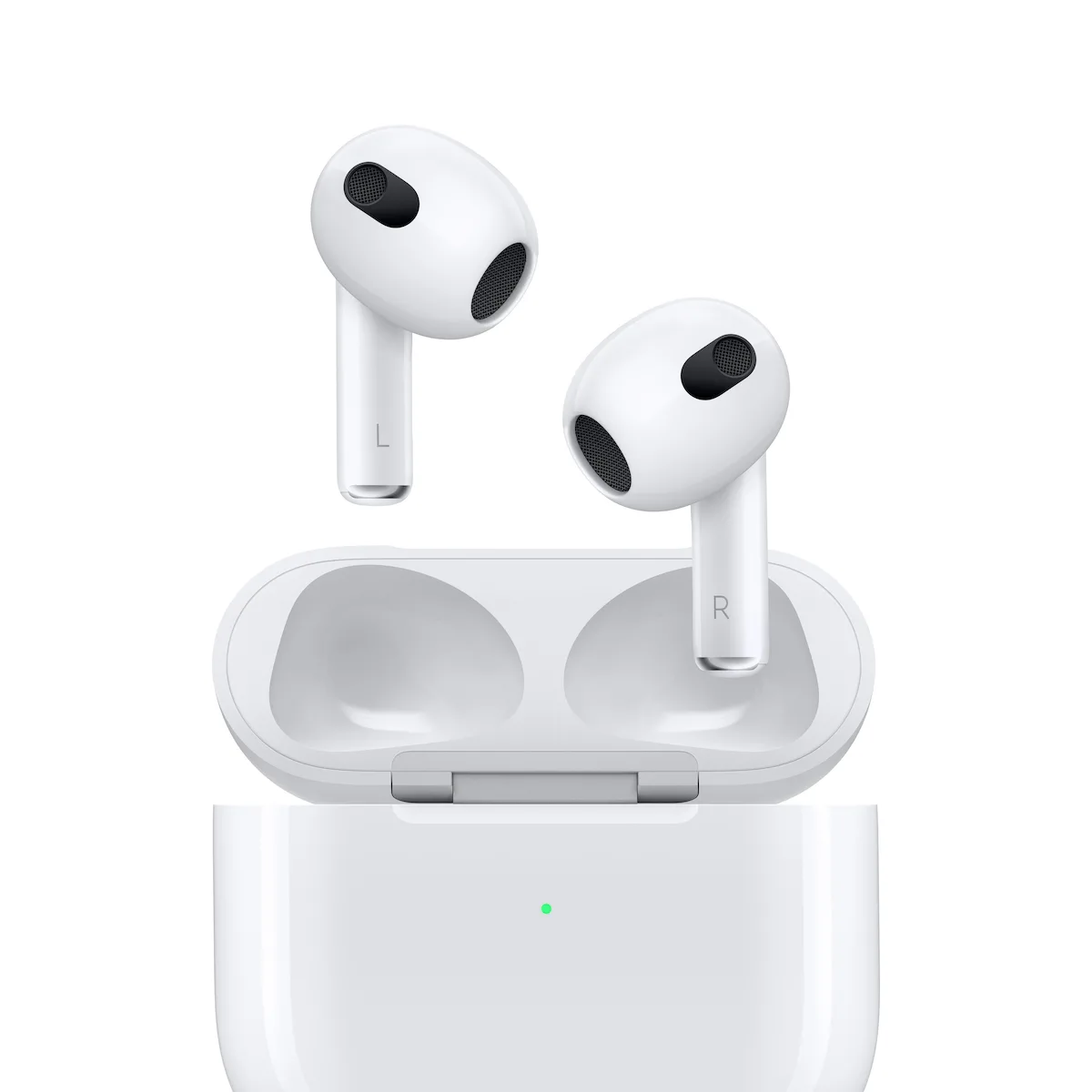20240315130403_apple_airpods_3rd_generation_with_lightning_charging_case_earbud_bluetooth_handsfree_akoustika_me_antochi_ston_idrota_kai_thiki_fortisis_leyka Apple AirPods (3rd generation) with Lightning Charging Case Earbud Bluetooth Handsfree Ακουστικά με Αντοχή στον Ιδρώτα και Θήκη Φόρτισης Λευκά - Image 1