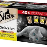 Sheba Selection Select Slices Υγρή Τροφή για Ηλικιωμένες Γάτες σε Φακελάκι με Πουλερικά χωρίς Γλουτένη 40x85gr