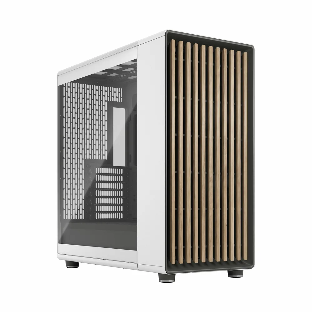 Fractal Design FD-C-NOR1X-04 Gaming Midi Tower Κουτί Υπολογιστή με Πλαϊνό Παράθυρο Chalk White - Image 1