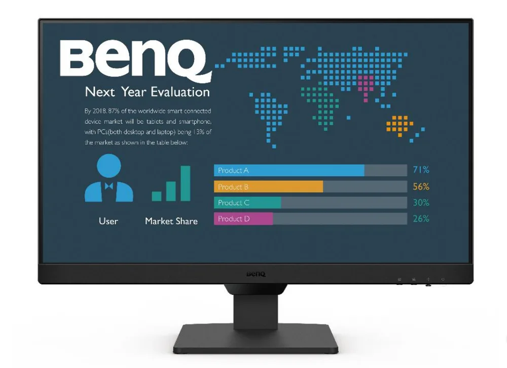 BenQ BL2490 IPS Monitor 23.8" FHD 1920x1080 με Χρόνο Απόκρισης 5ms GTG - Image 1