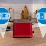 Bosch MyMoment TAT3M124 Φρυγανιέρα 2 Θέσεων 950W Κόκκινη
