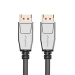 Lanberg Cable DisplayPort male - DisplayPort male 1.8m Γκρι (CA-DPDP-20CU-0018-BK)