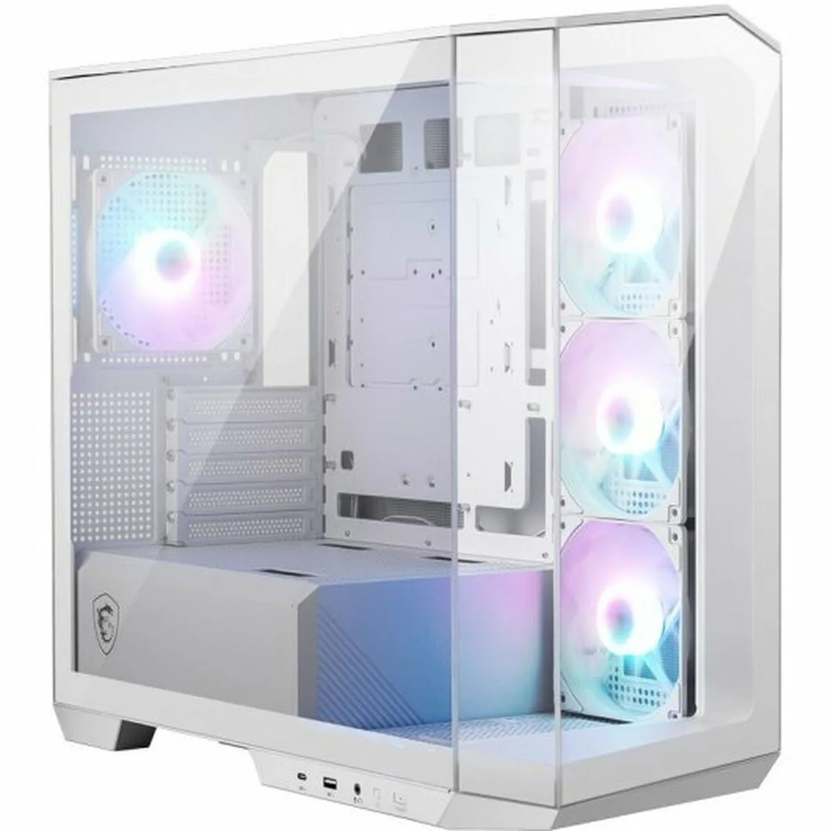 20240321144932_msi_mag_pano_m100r_gaming_micro_tower_kouti_ypologisti_me_plaino_parathyro_leyko MSI MAG Pano M100R Gaming Micro Tower Κουτί Υπολογιστή με Πλαϊνό Παράθυρο Λευκό - Image 1