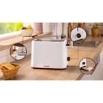 Bosch MyMoment TAT3M121 Φρυγανιέρα 2 Θέσεων 950W Λευκή