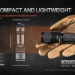 Acebeam Επαναφορτιζόμενος Φακός LED IP68 με Μέγιστη Φωτεινότητα 1800lm ACE-001