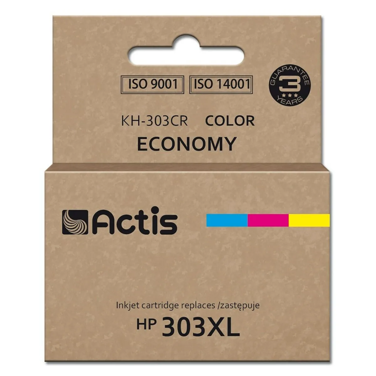 Actis Συμβατό Μελάνι Εκτυπωτή InkJet HP KH-303CR Κίτρινο 1τμχ - Image 1